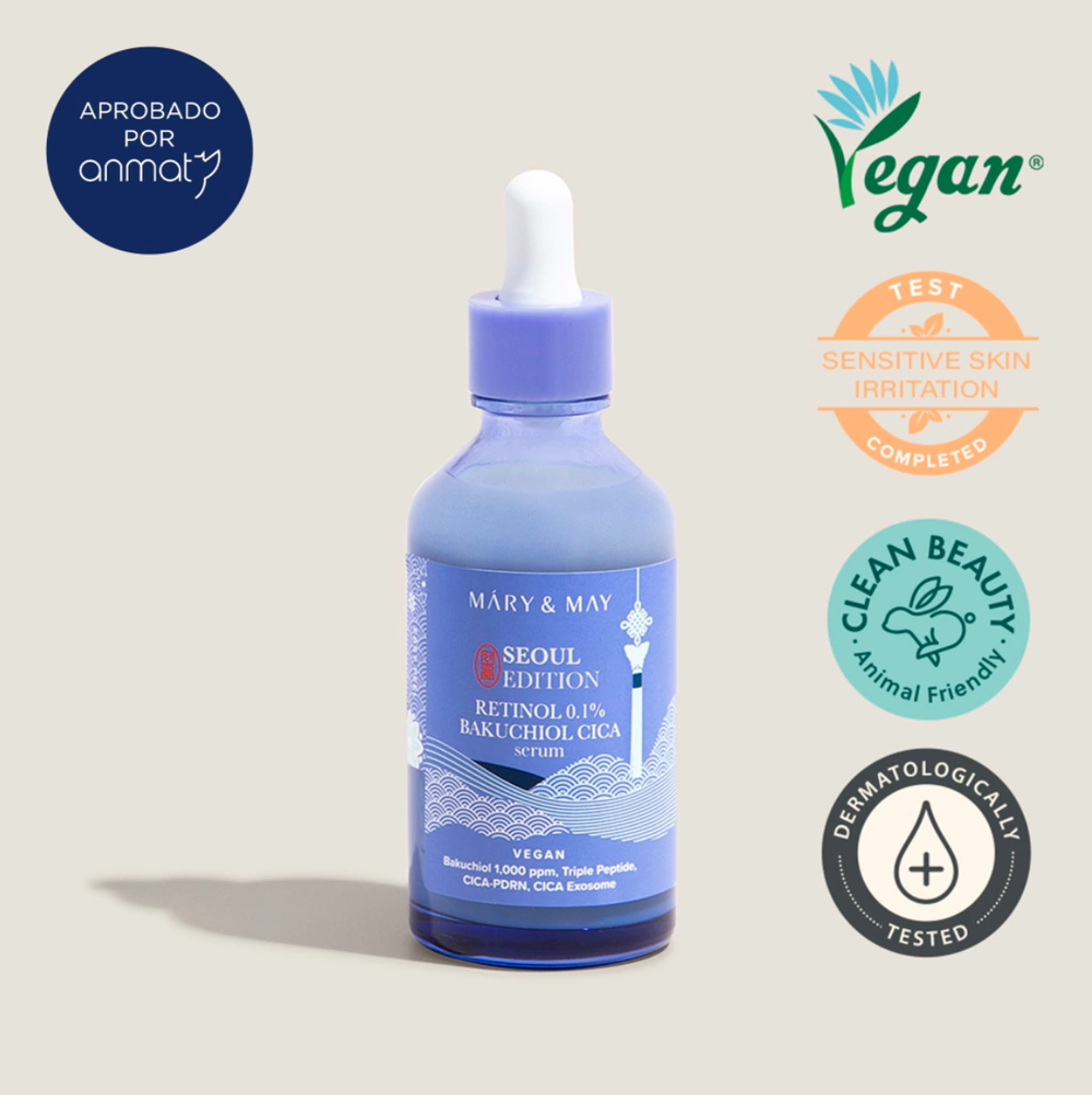 RETINOL 0.1% BAKUCHIOL CICA SEOUL SERUM 